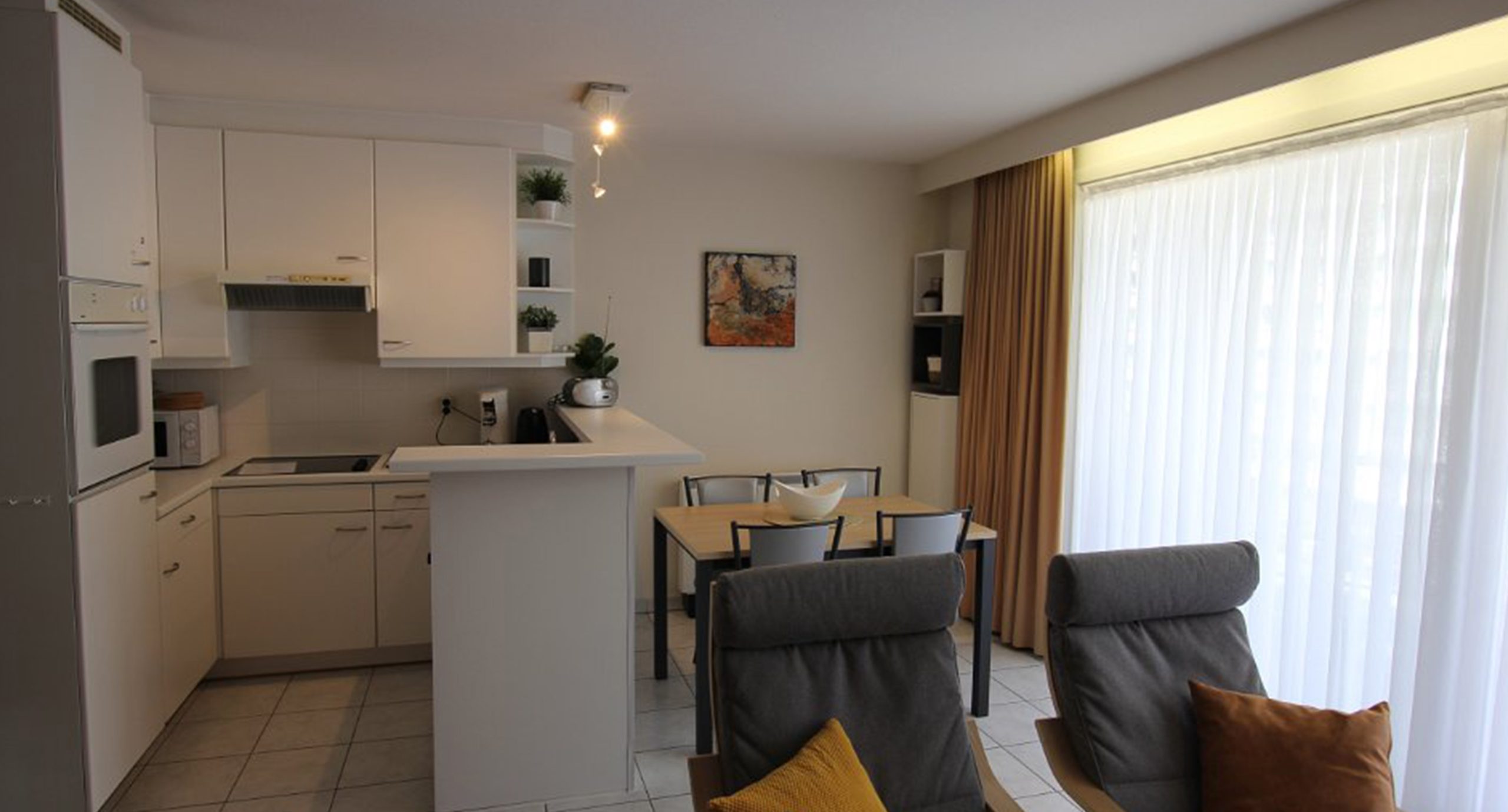 Vakantieappartent Huren - Residentie Duinenveld 0303 te Nieuwpoort Huren - keuken